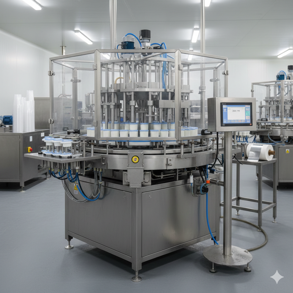 Automatic Milk Filling Machine 2000 containers per hour